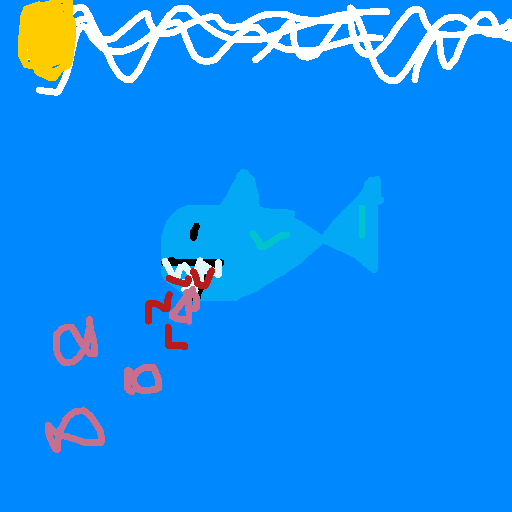 Shark drawing by color-olive-web