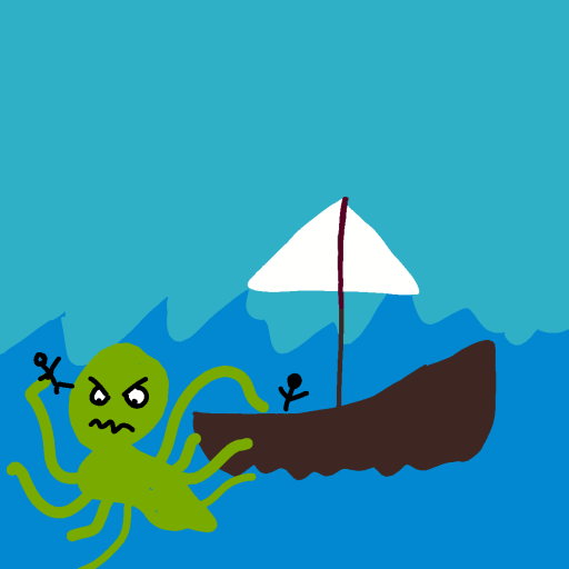 Kraken drawing by conn0rr