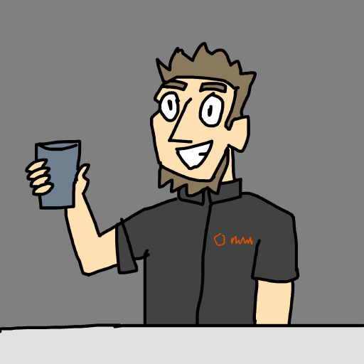 Bartender drawing by mikl pickle