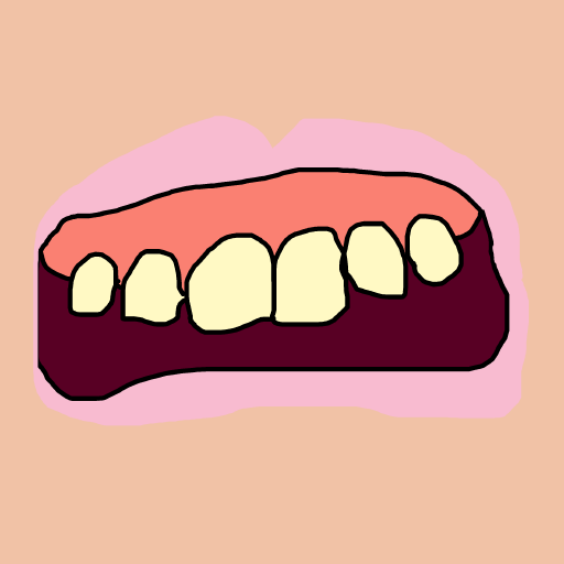 Teeth drawing by mikl pickle