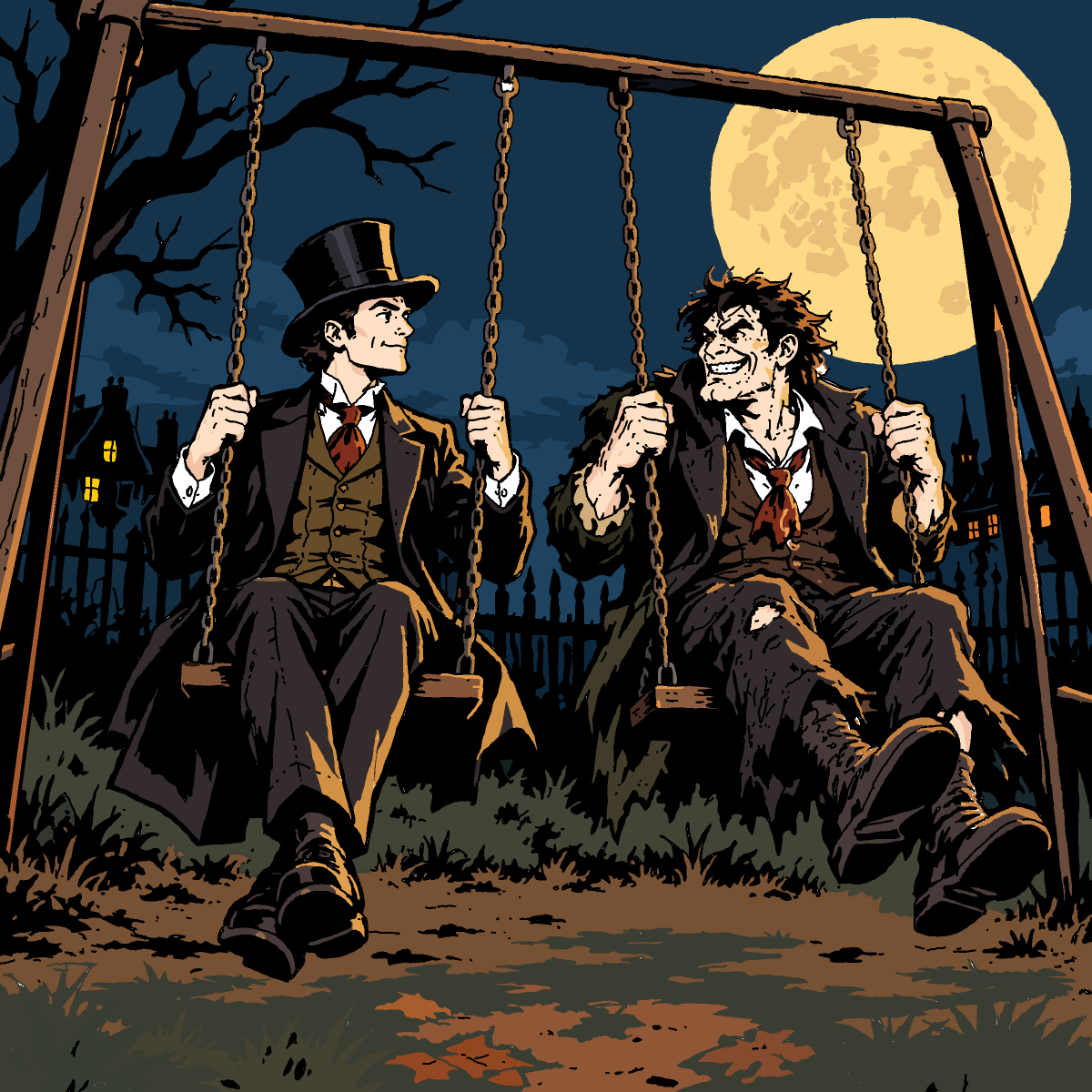Swing drawing by Guardianoflives