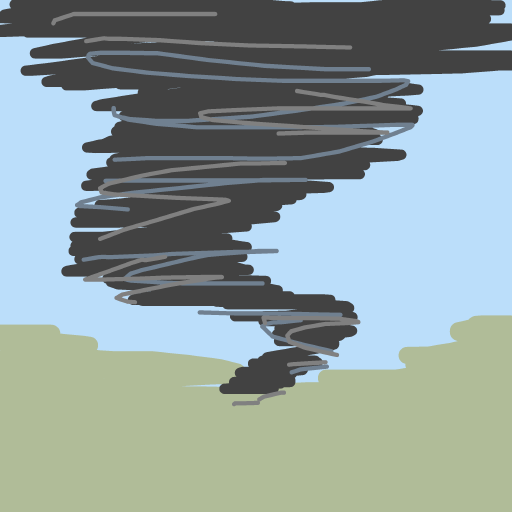 Tornado drawing by rowan