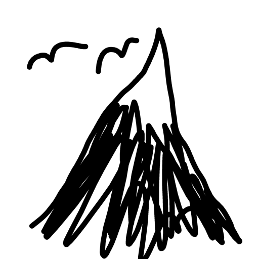 Mountain drawing by jade-edge-shape