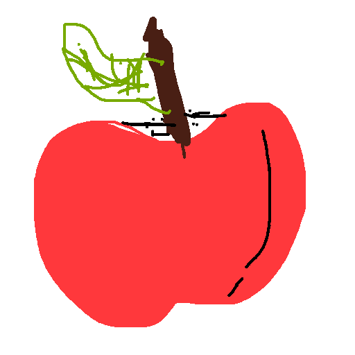 Apple drawing by fire-quick-wheel