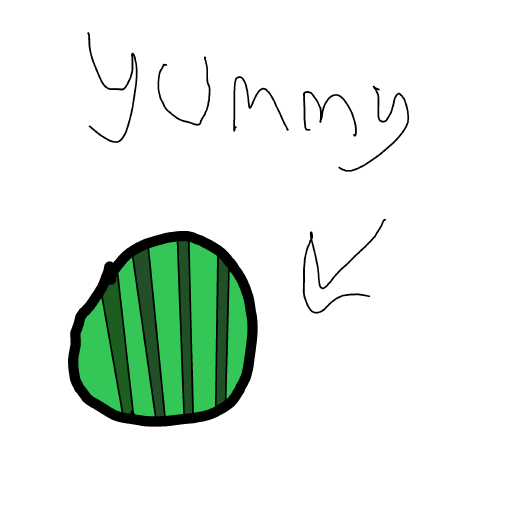 Watermelon drawing by Almog