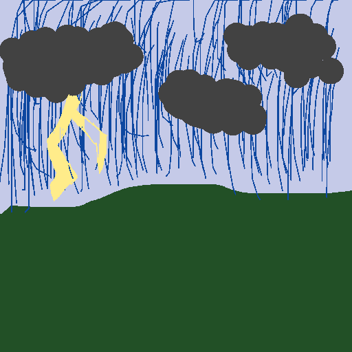 Storm drawing by pancakes palette