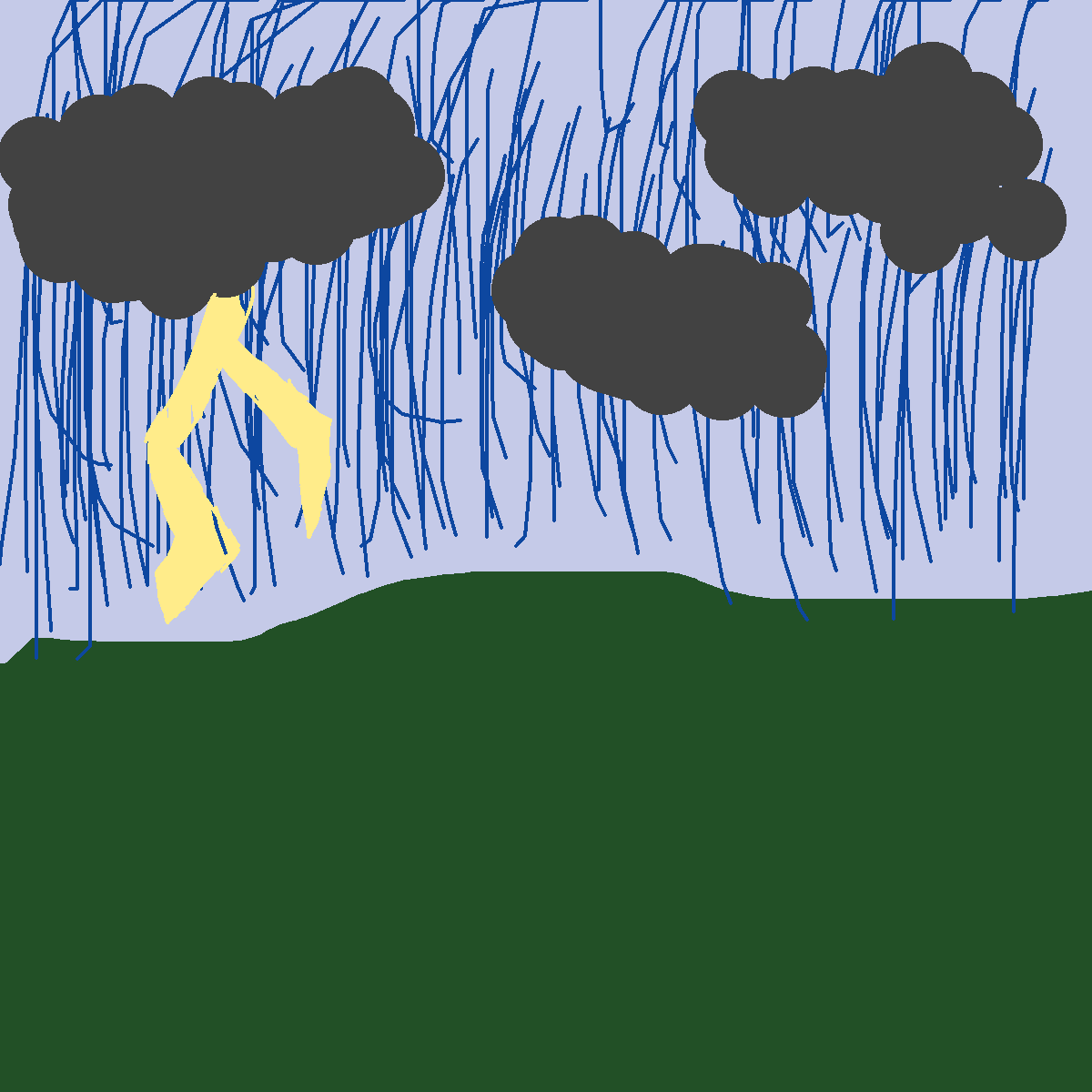 Storm drawing by pancakes palette