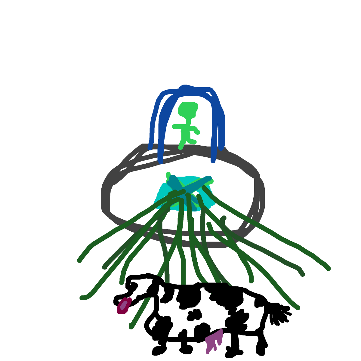 UFO drawing by krystian