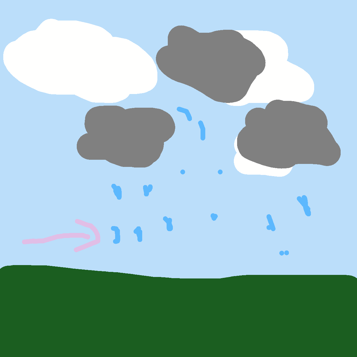 Raindrop drawing by krissywissy