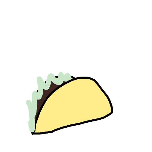 Taco drawing by ldiot