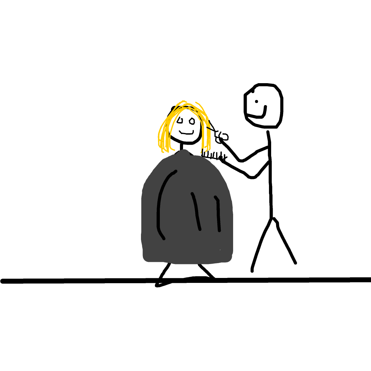 Barber drawing by drewbenruben