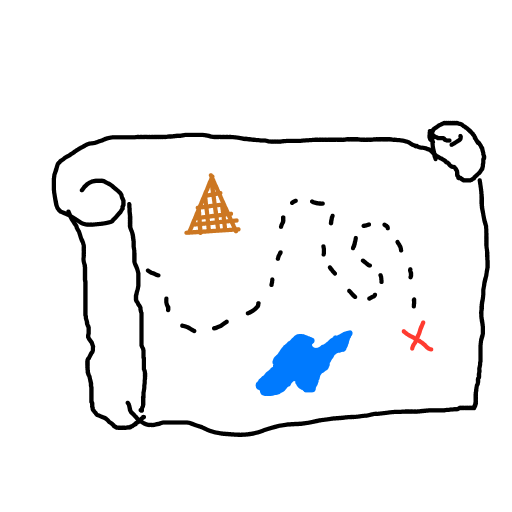 Treasure Map drawing by last-dark-might