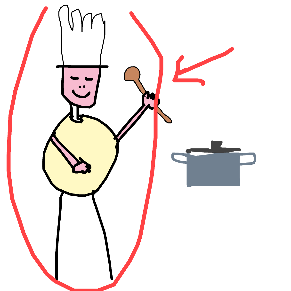 Chef drawing by loddie
