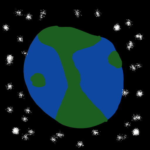Earth drawing by iron-wise-doodler