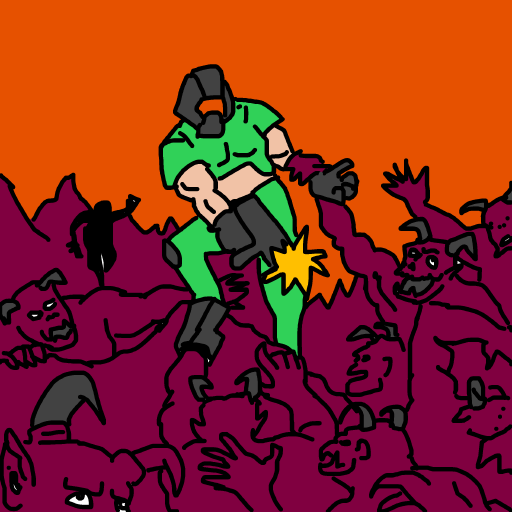 Doom drawing by knoxy