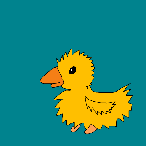 Duckling drawing by krissywissy