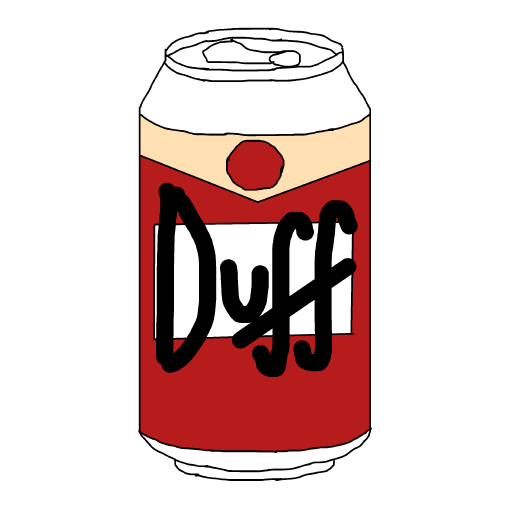 Duff Beer drawing by dilly-doodle-dally