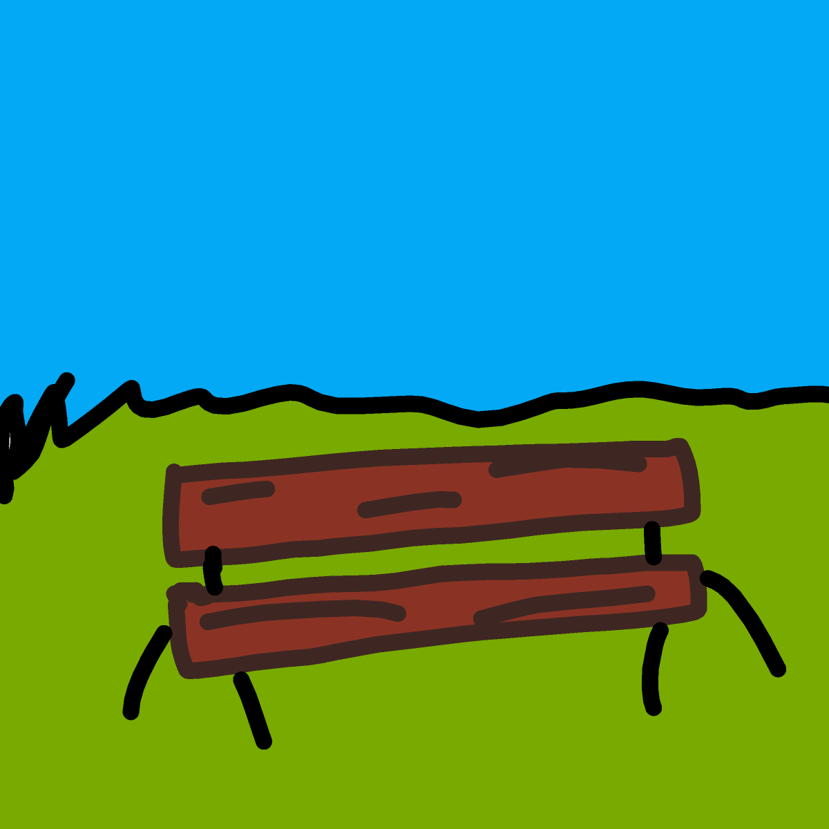 Bench drawing by sonic-bold-major