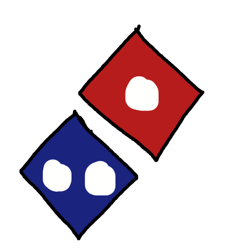 Dominoes drawing by mikestam195