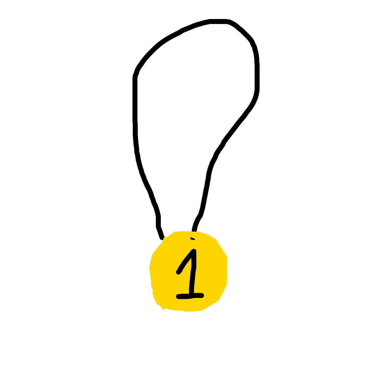 Medal drawing by bia