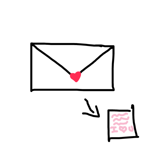 Love Letter drawing by sea-omega-pro