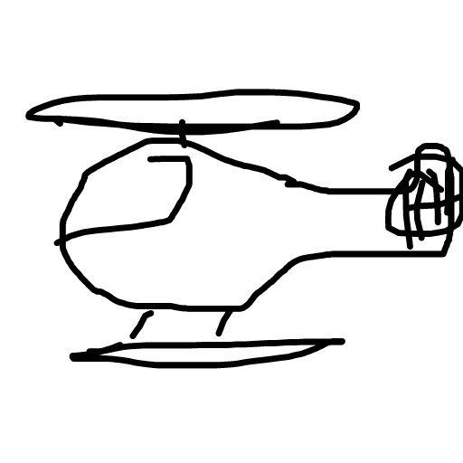 Helicopter drawing by tandman