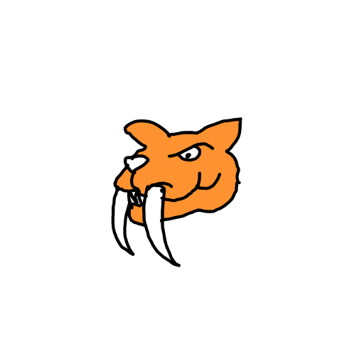 Saber Tooth drawing by killa kurse