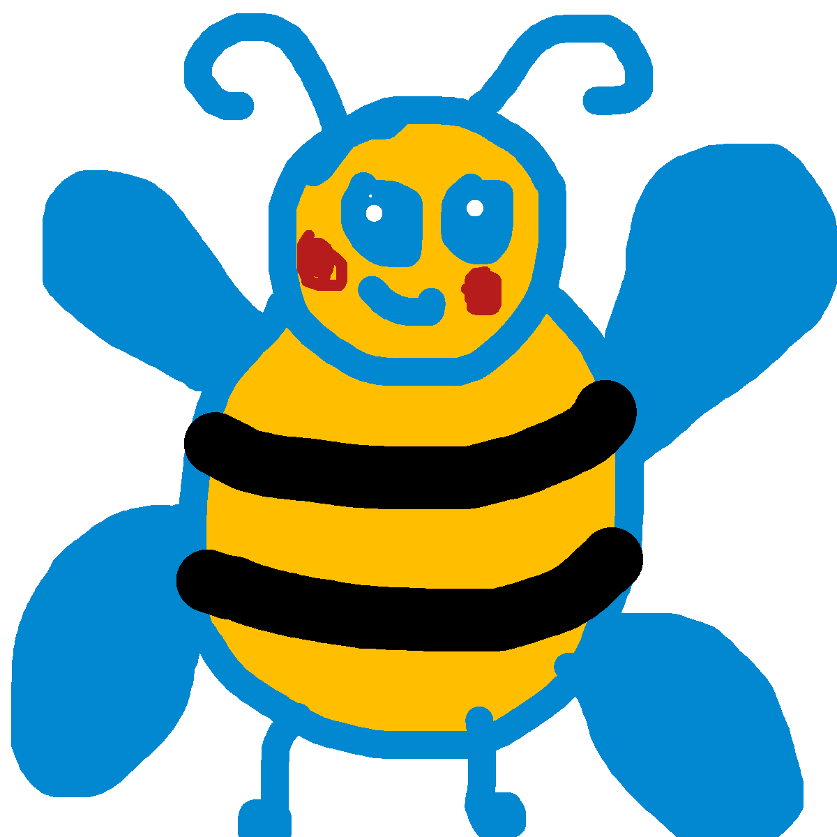 Bee drawing by mikestam195