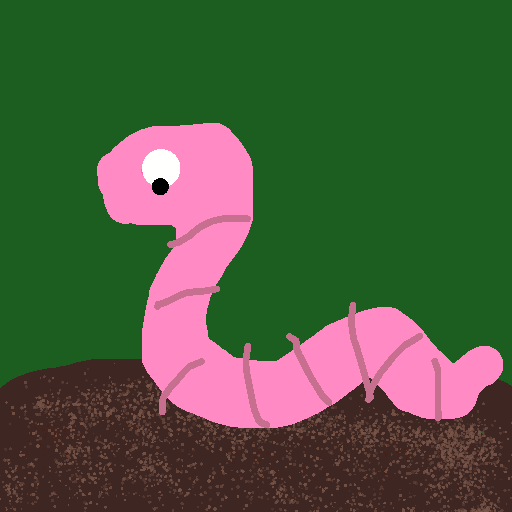 Worm drawing by krissywissy