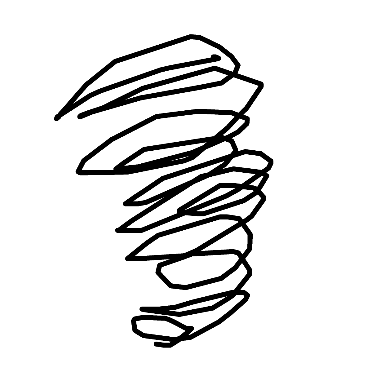 Tornado drawing by dawn-omega-bard