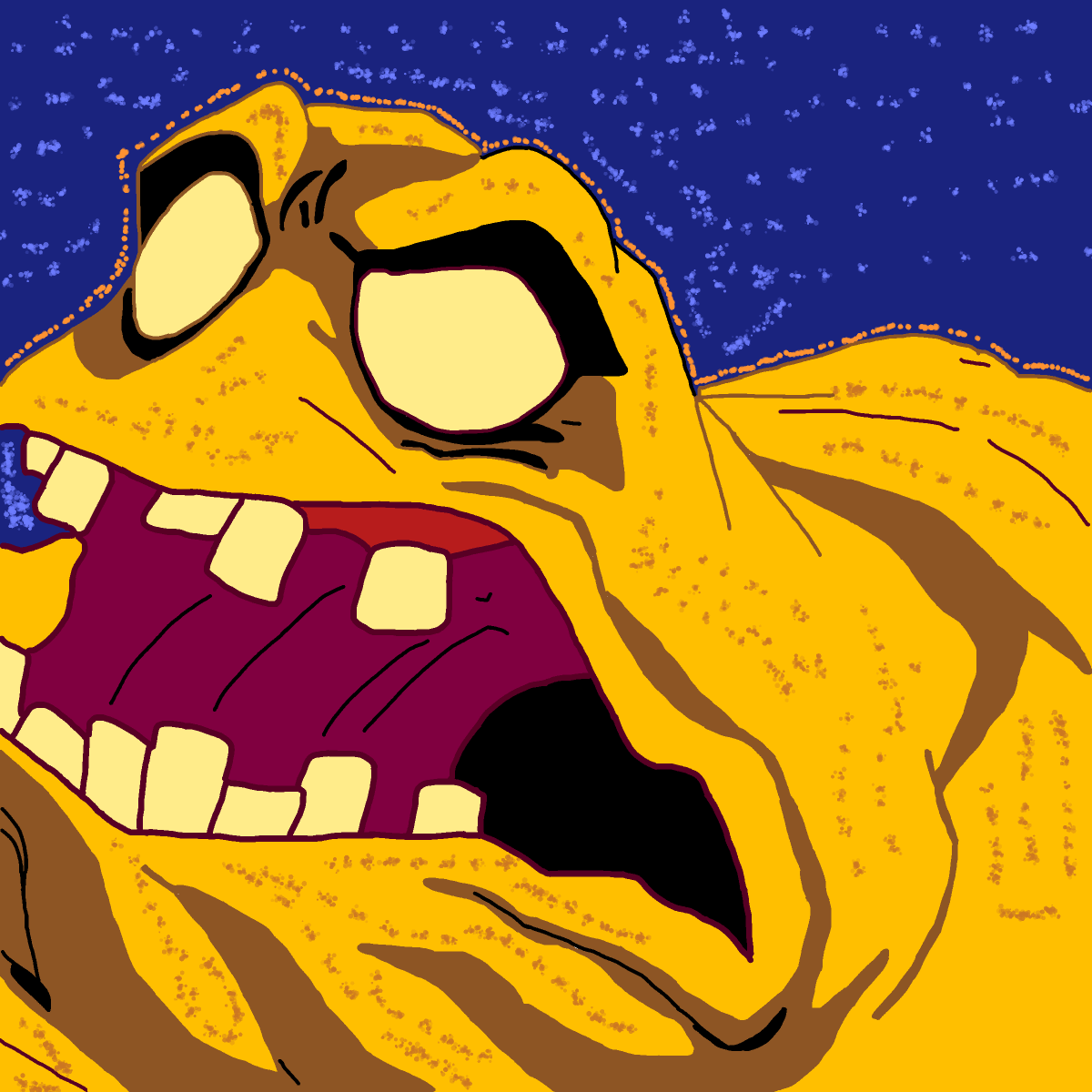 Clayface drawing by justin