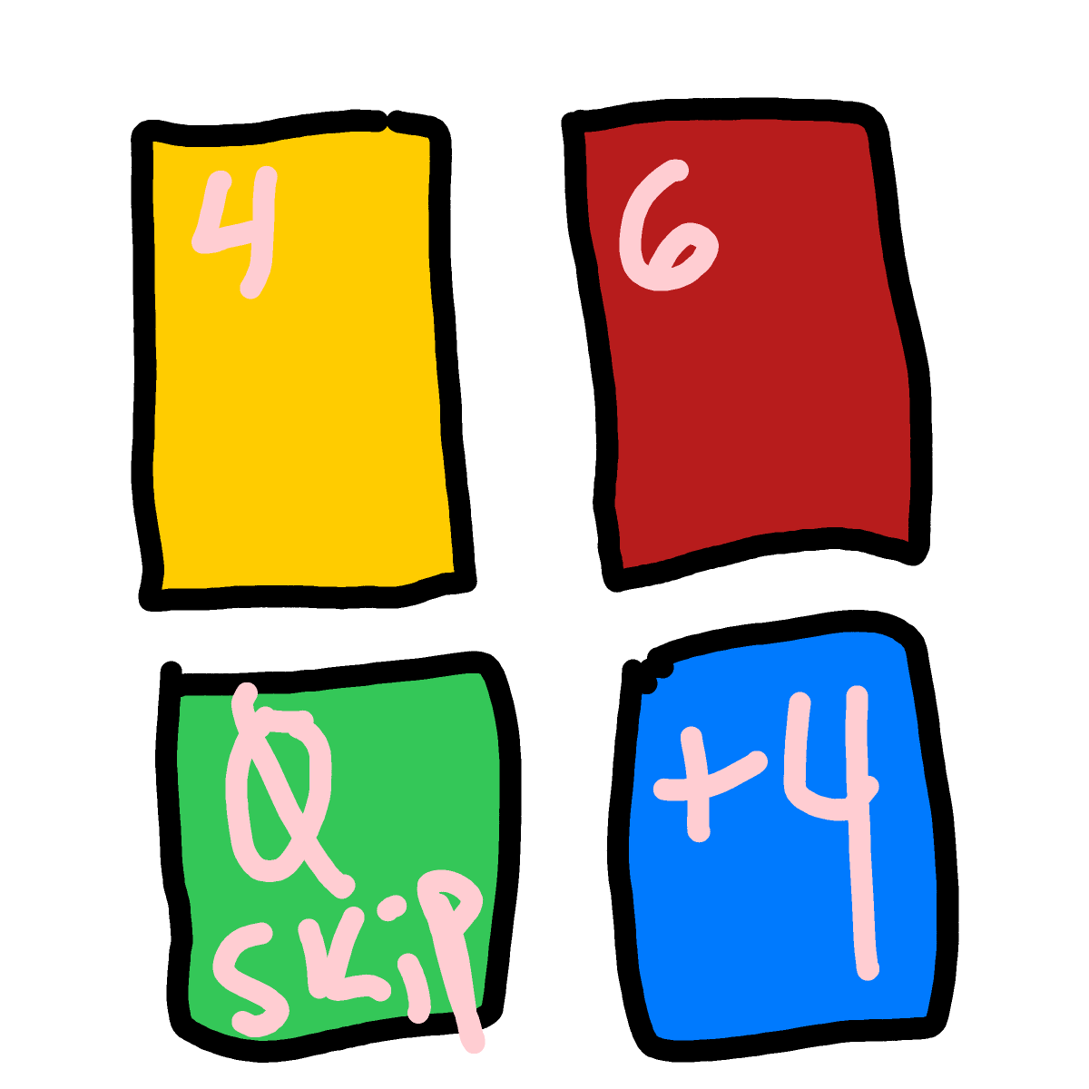 UNO drawing by Mrs O