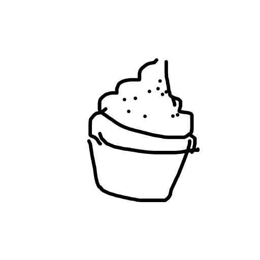 Cupcake drawing by lili
