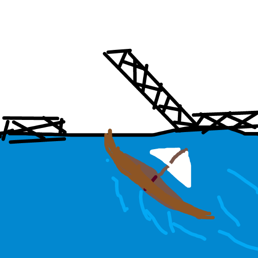 Drawbridge drawing by dark-clear-force