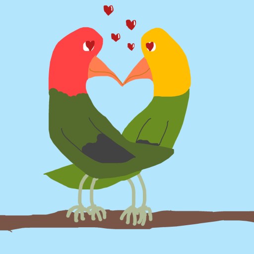 Lovebird drawing by jashezilla