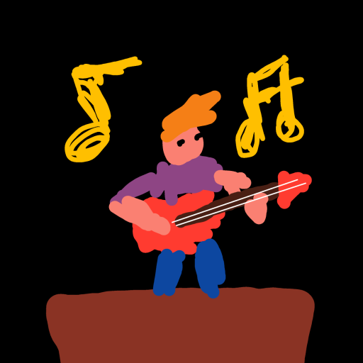 Musician drawing by mike_eff