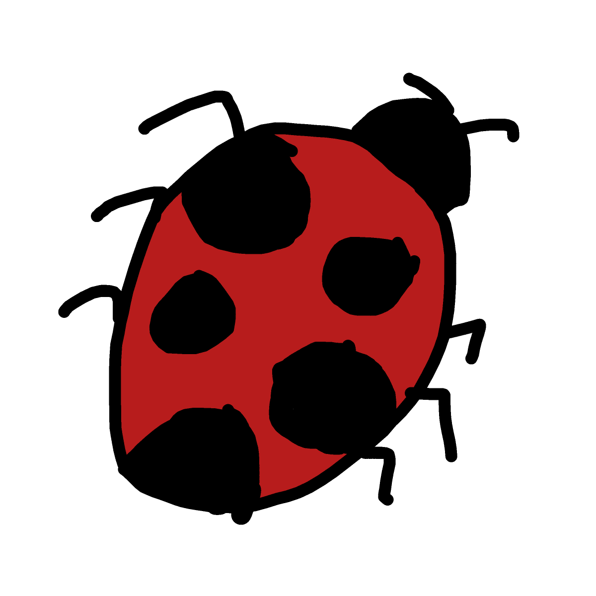 Ladybug drawing by jukgaa