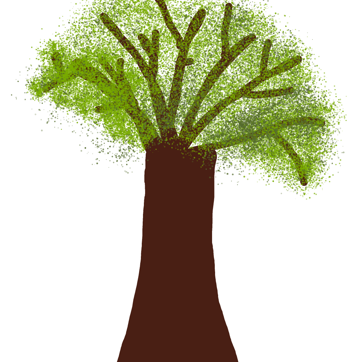 Tree drawing by Megs
