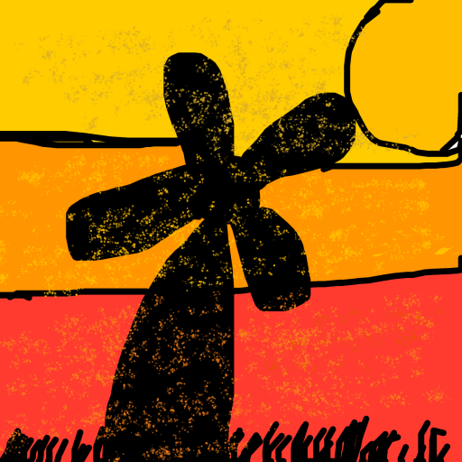 Windmill drawing by eleanor