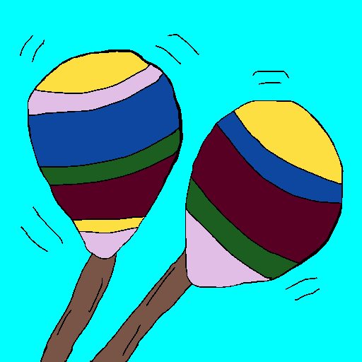 Maracas drawing by krissywissy