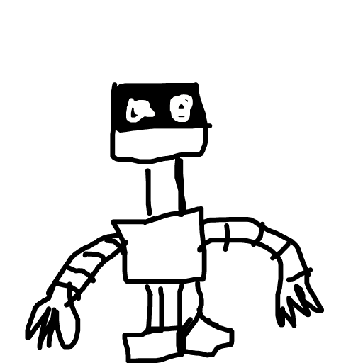Robot drawing by neat-sun-drawer