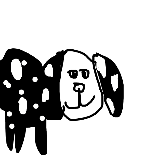 Dalmatian drawing by graph-lucky-mage