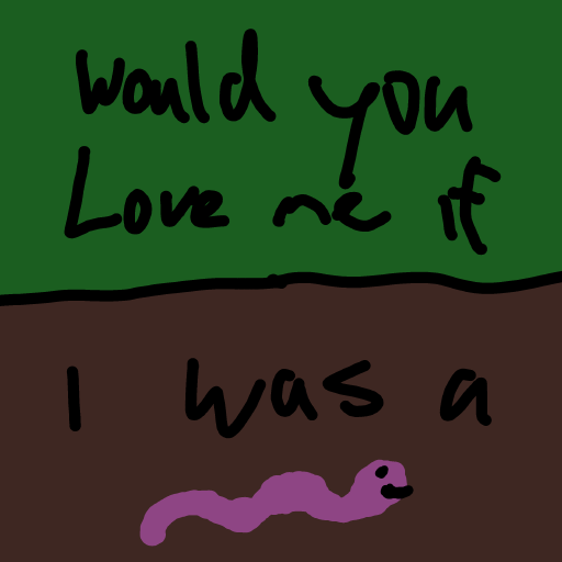 Worm drawing by soft-blue-storm