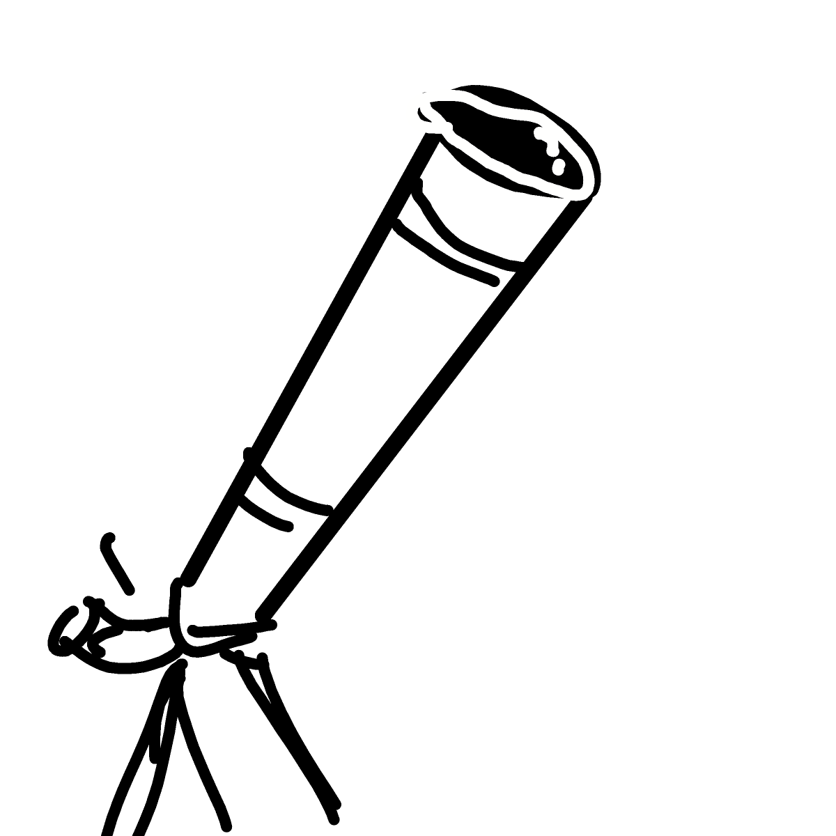 Telescope drawing by Shew