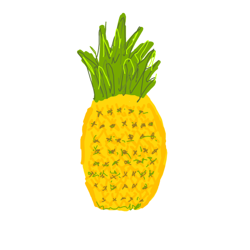 Pineapple drawing by queen