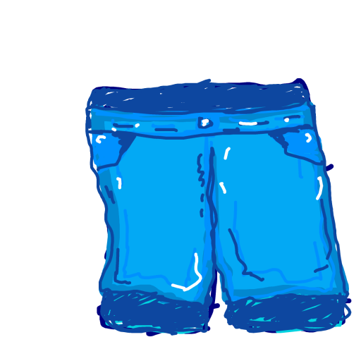 Jeans drawing by Dada