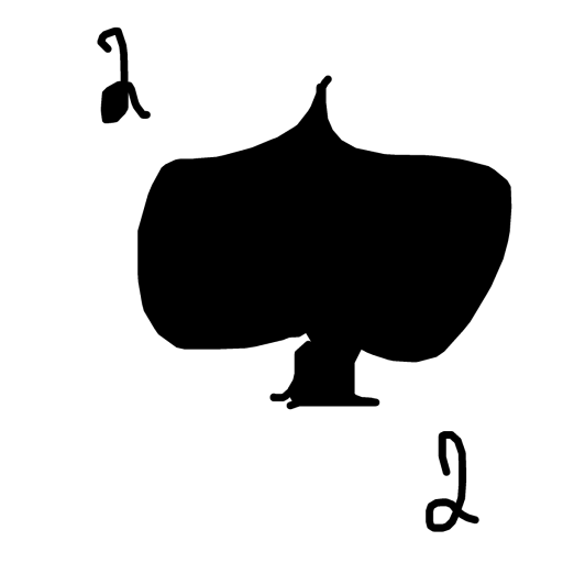 Spade drawing by tittychakras