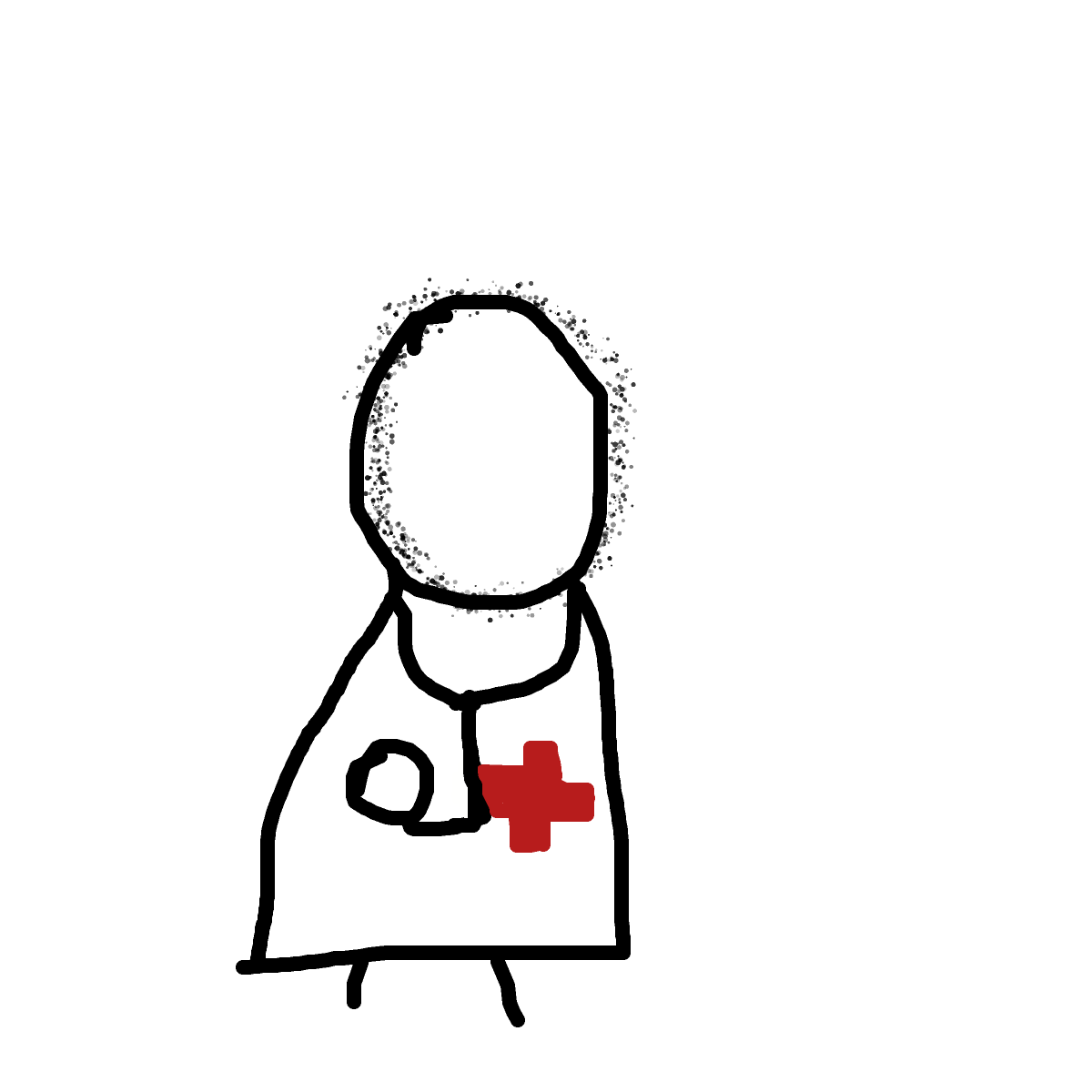 Doctor drawing by odd-iron-guru