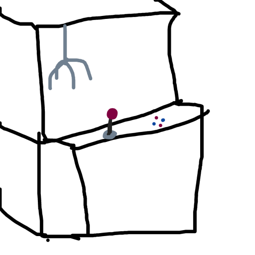 Claw Machine drawing by iron