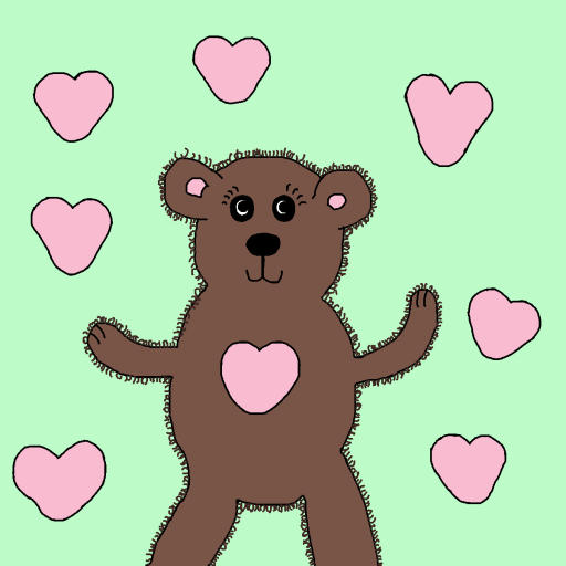 Teddy Bear drawing by krissywissy